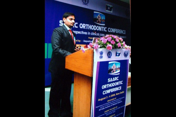 speaking at saarc conference